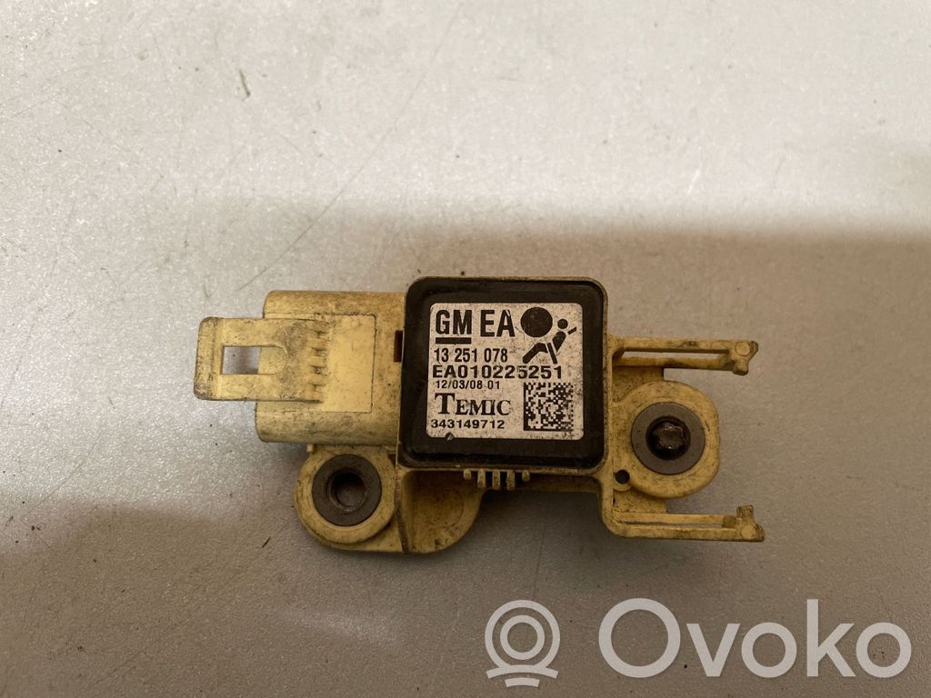 Opel Astra H Airbagsensor Crashsensor Drucksensor 