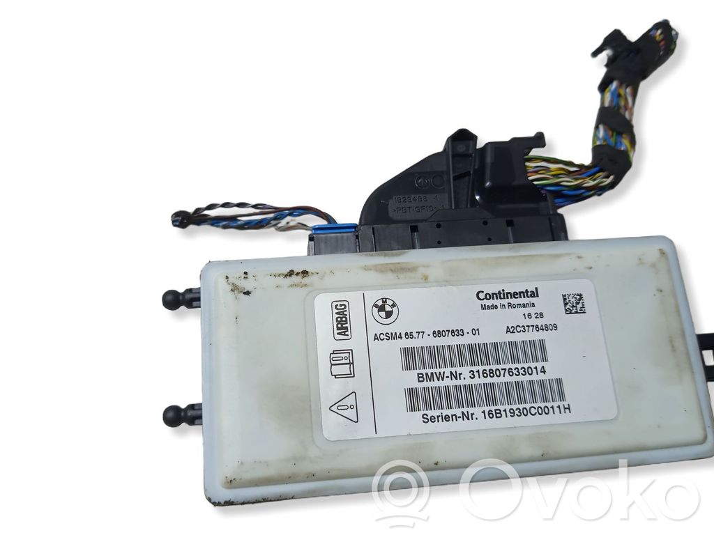 Sterownik / Moduł Airbag   6807633,16807633,16B1930C0011H,A2C37764809