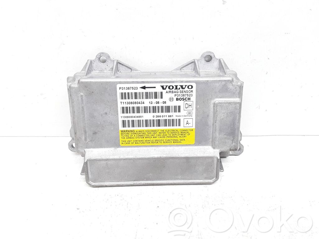 Volvo S60 Airbag control unit/module 