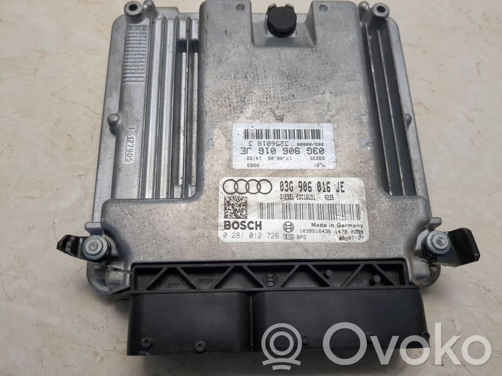 Audi A4 S4 B8 8K Engine control unit/module 