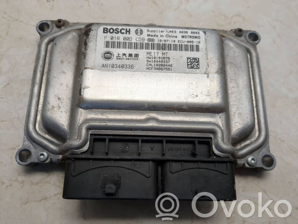 Engine control unit/module   F01R00DCD9,AN10340336,HW10191875,SW10340337