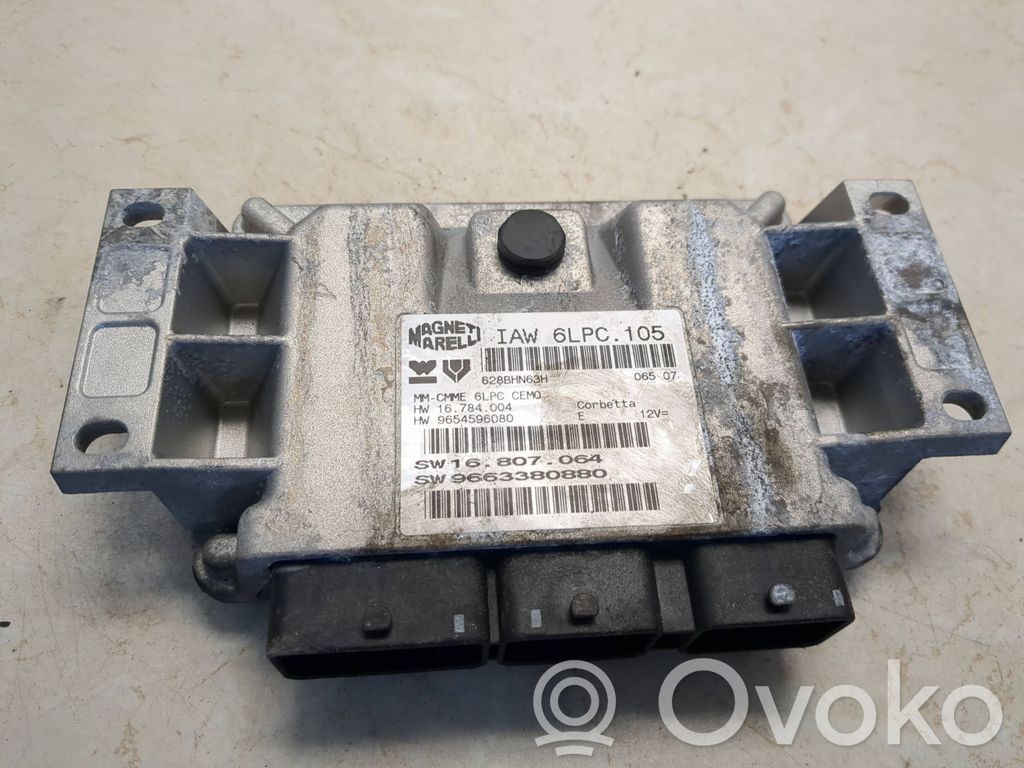 Engine control unit/module   9654596080,9663380880,16807064