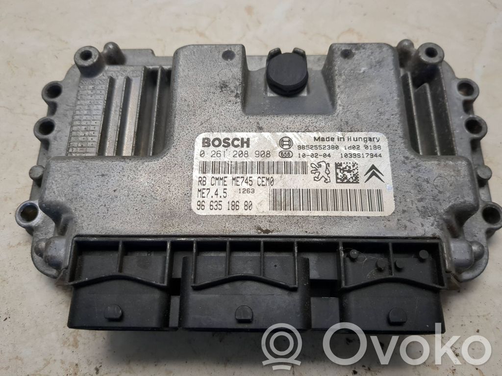 Peugeot 307 CC Engine control unit/module 