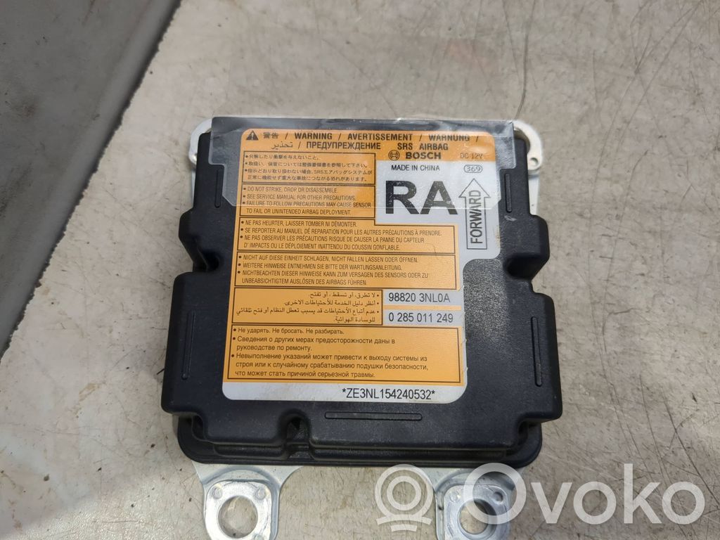 Nissan Leaf I (ZE0) Centralina/modulo airbag 