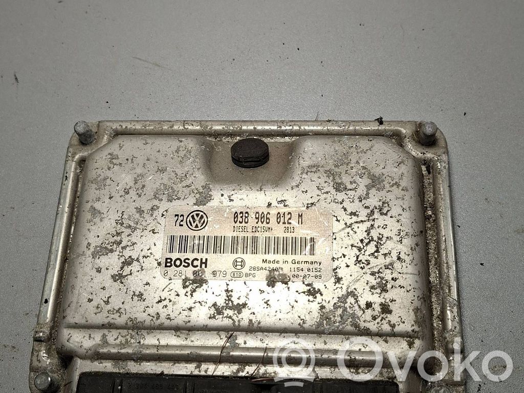 Engine control unit/module   038906012M,0281001979