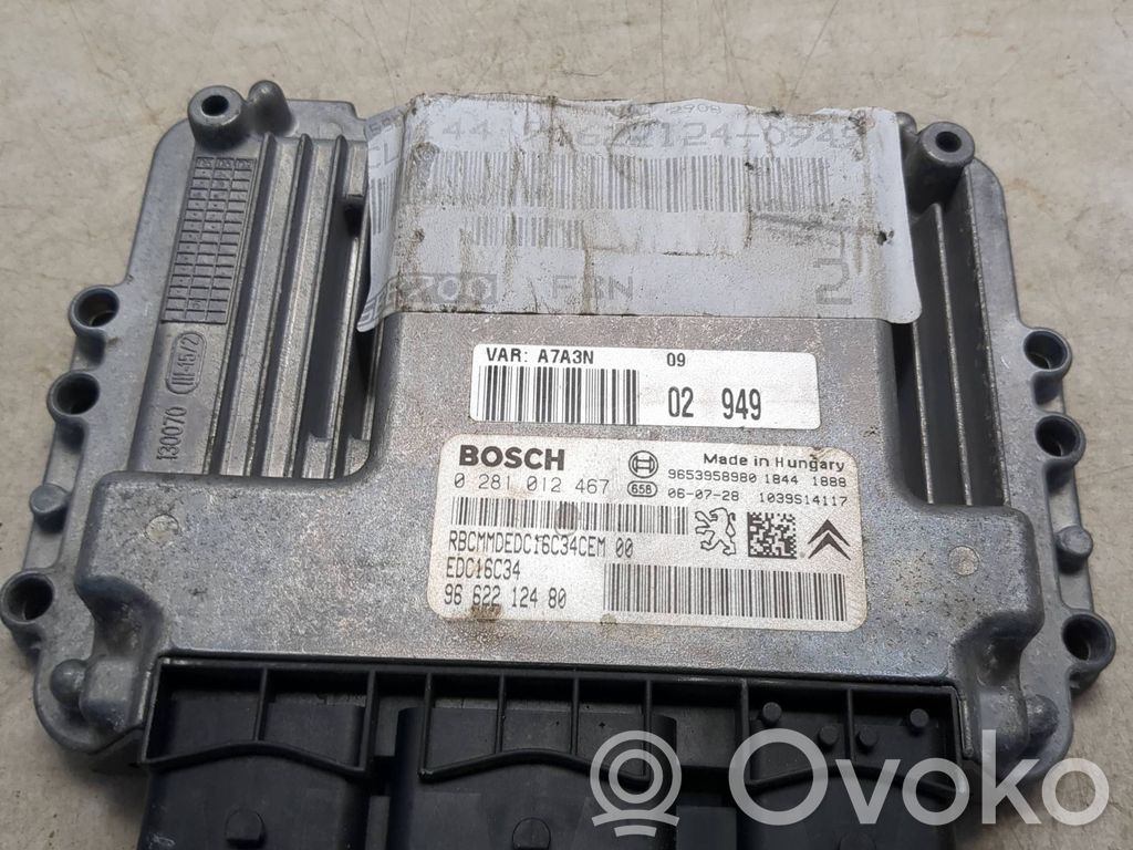 Peugeot 307 Engine control unit/module 
