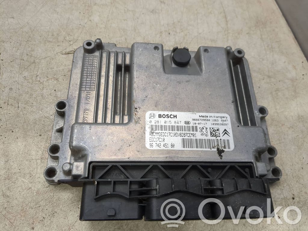 Citroen C3 Engine control unit/module 