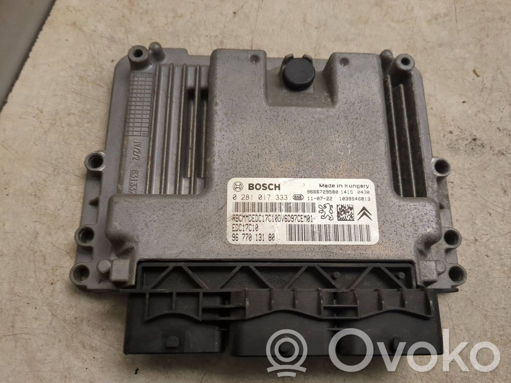Citroen C4 II Picasso Engine control unit/module 