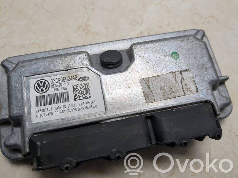 Engine control unit/module   03C906024AS,7454BIF5I,6160145004