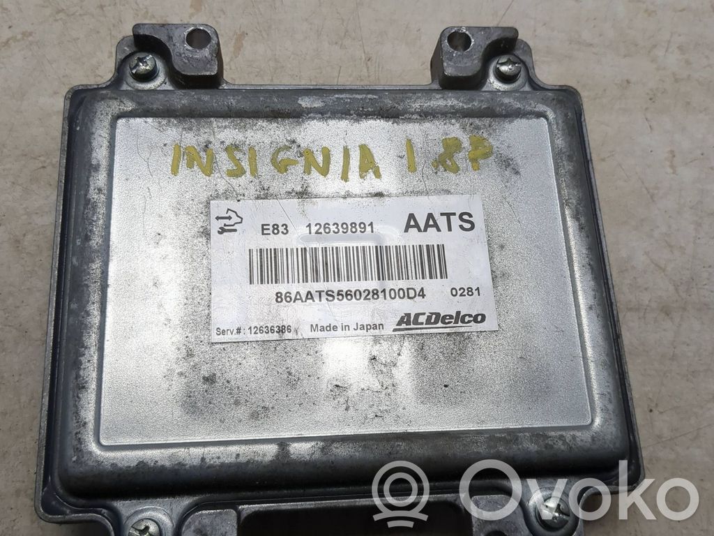 Engine control unit/module   12639891,12636386,86AATS56028100D4