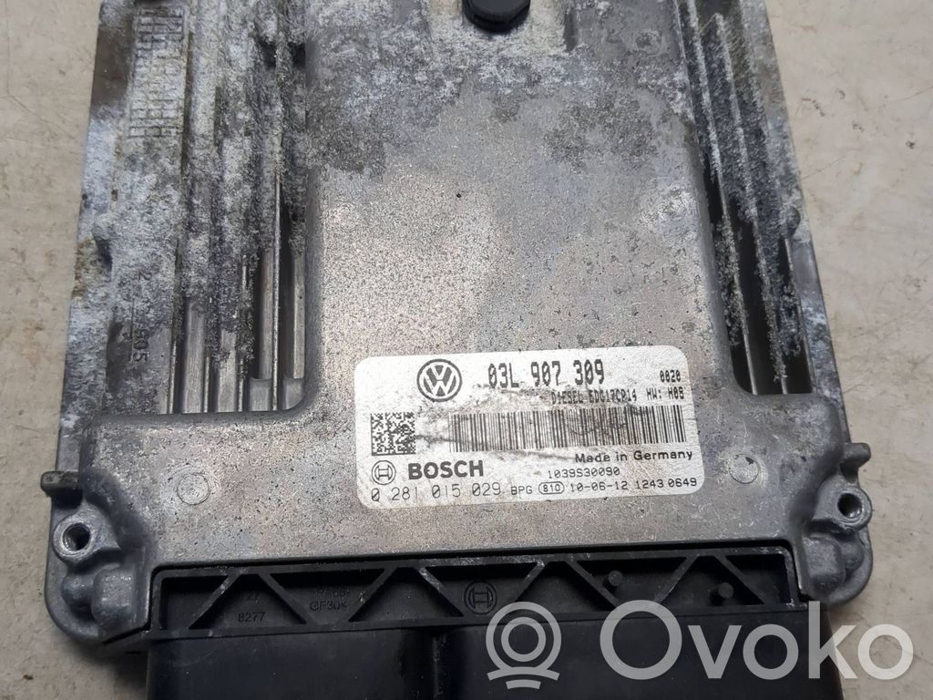Engine control unit/module   03L907309,1039S30090,0281015029