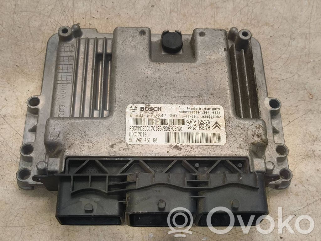 Citroen C4 II Engine control unit/module 