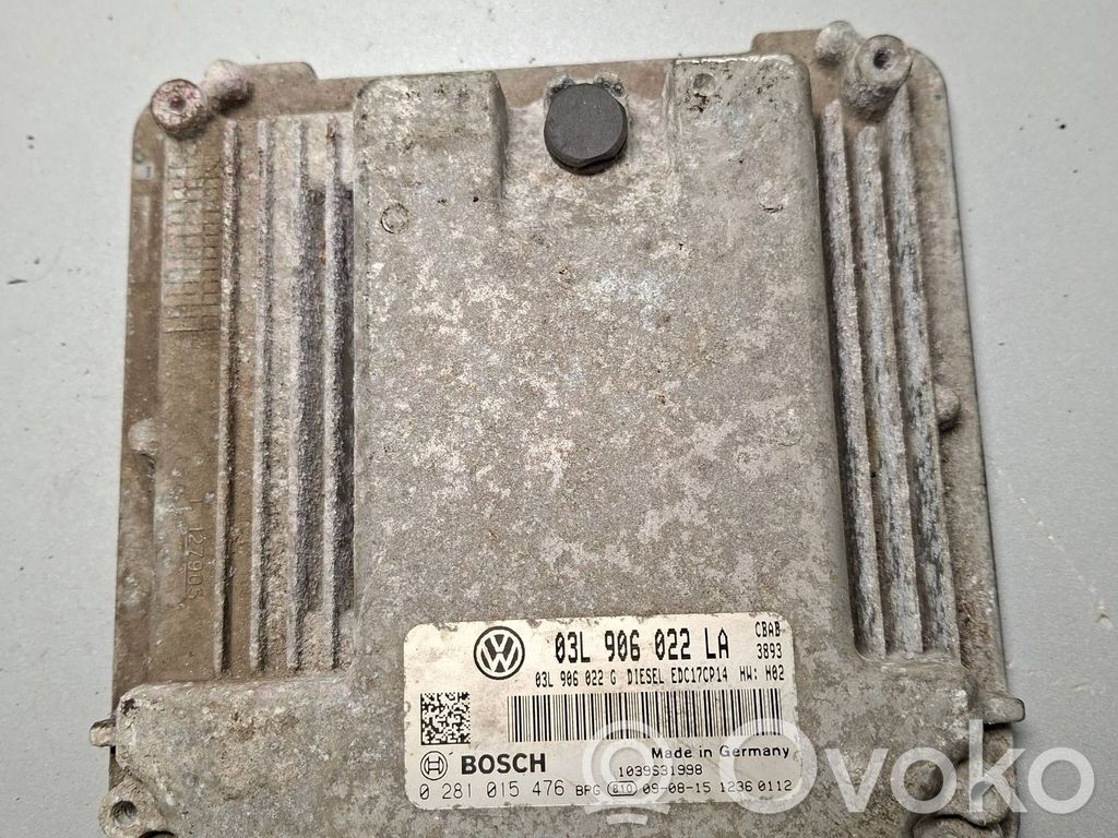Engine control unit/module   03L906022LA,03L906022G,0281015476