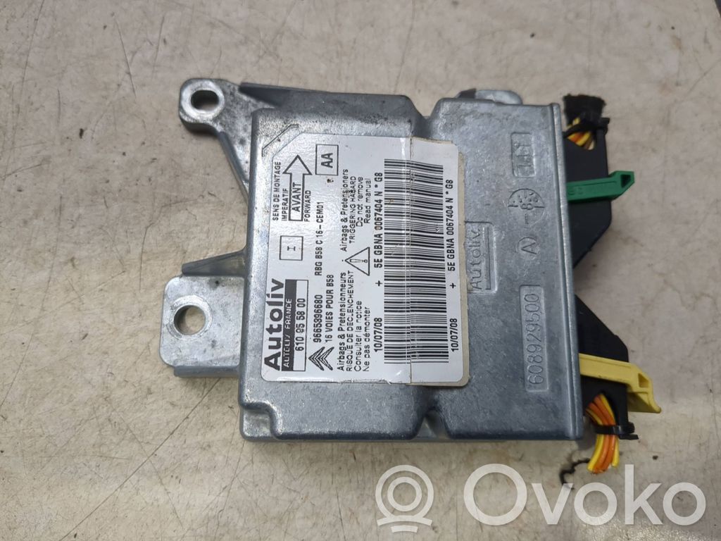 Citroen C4 II Picasso Airbag control unit/module 