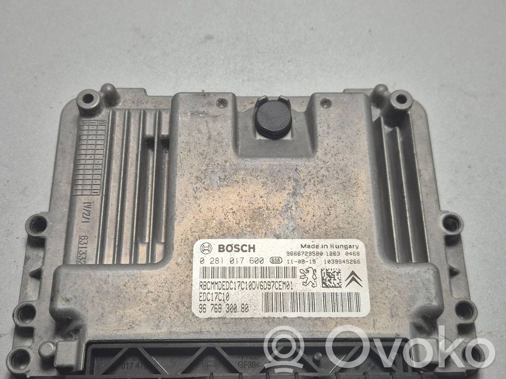 Citroen C4 II Engine control unit/module 