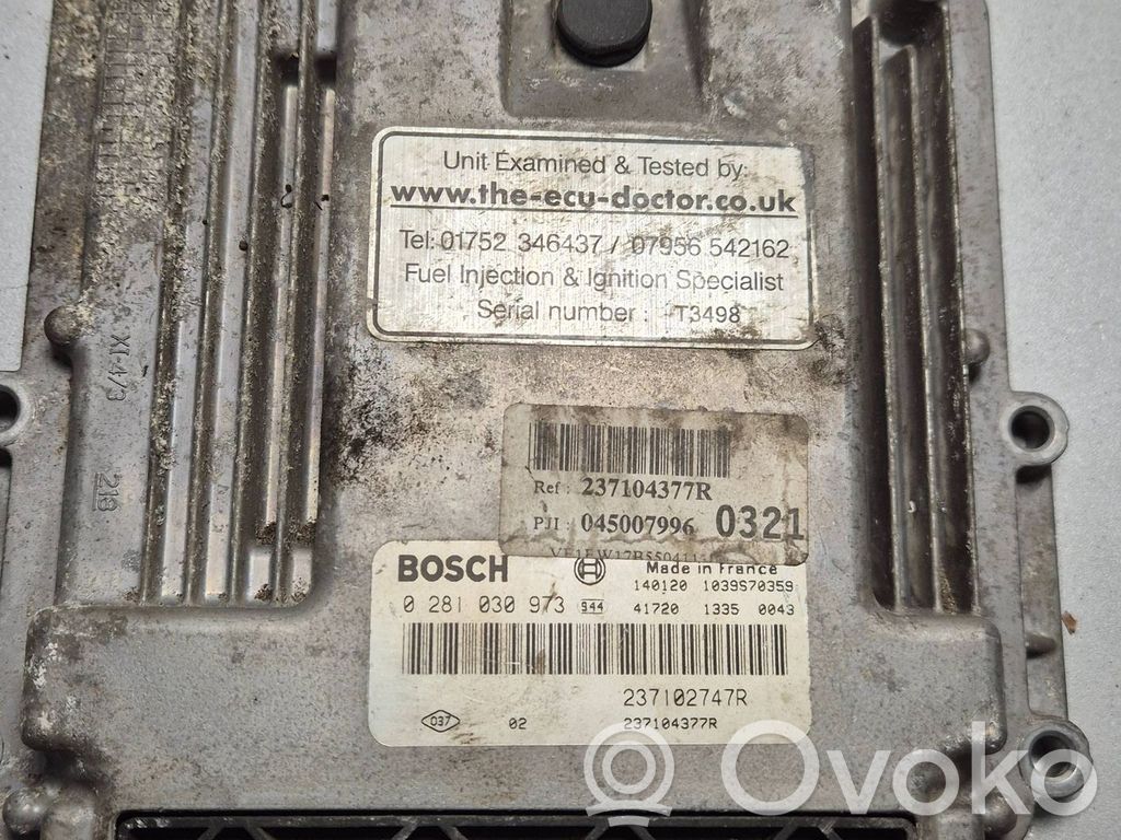 Renault Captur Engine control unit/module 