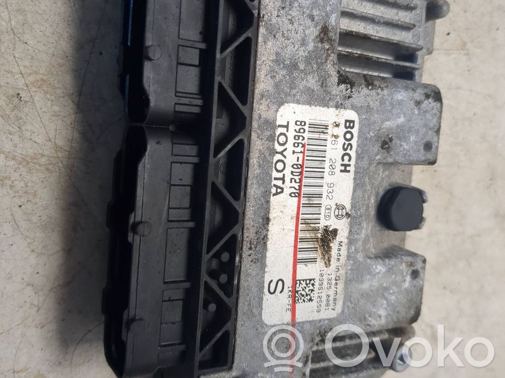 Toyota Yaris Engine control unit/module 