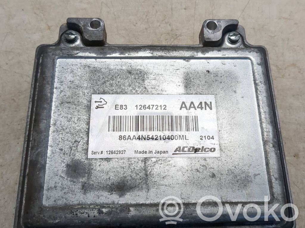 Opel Insignia A Engine control unit/module 