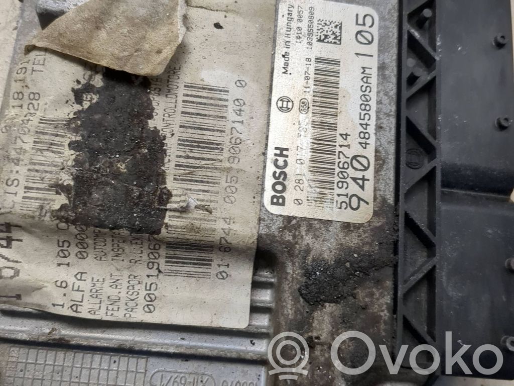 Alfa Romeo Giulietta Engine control unit/module 