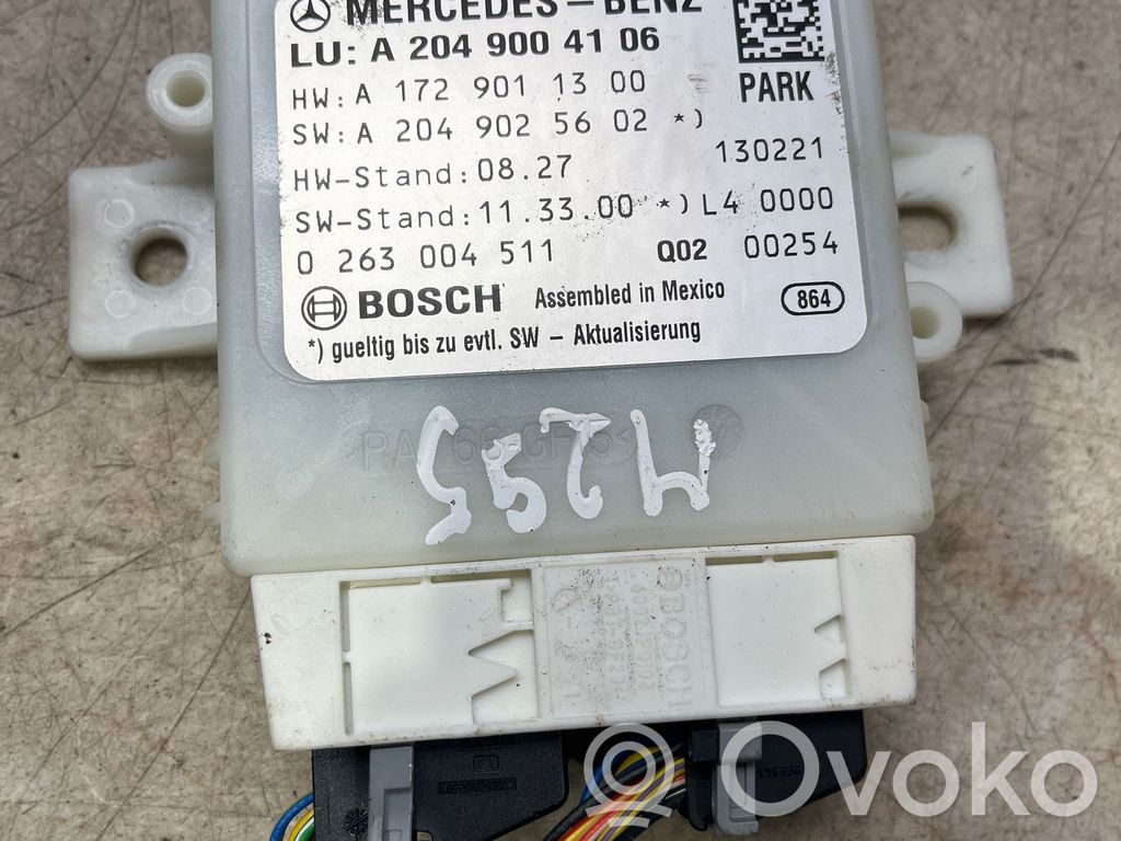 Sterownik / Moduł parkowania PDC   A2049004106,A2049025602,A1729011300