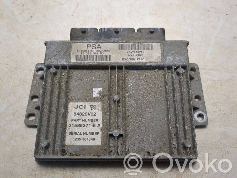 Citroen C3 Pluriel Engine control unit/module 