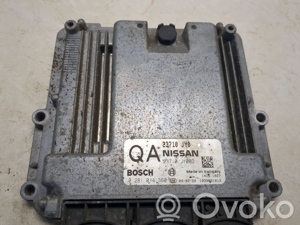 Nissan Qashqai Engine control unit/module 