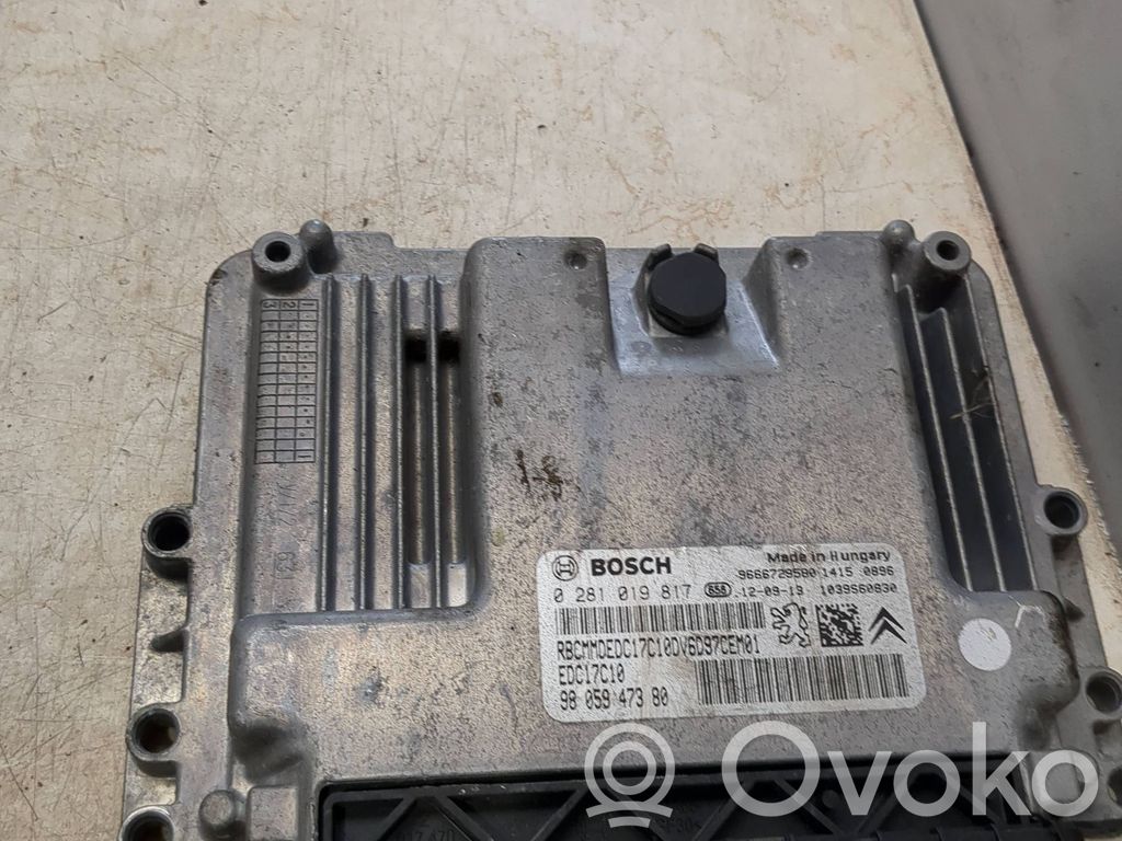 Citroen C4 I Engine control unit/module 