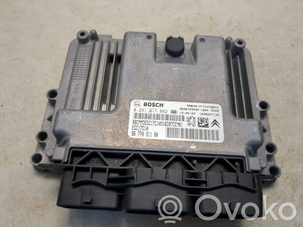 Citroen C4 Grand Picasso Engine control unit/module 