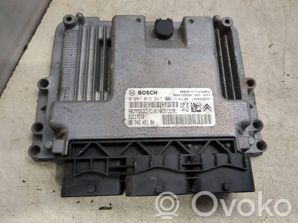Citroen C4 II Picasso Engine control unit/module 