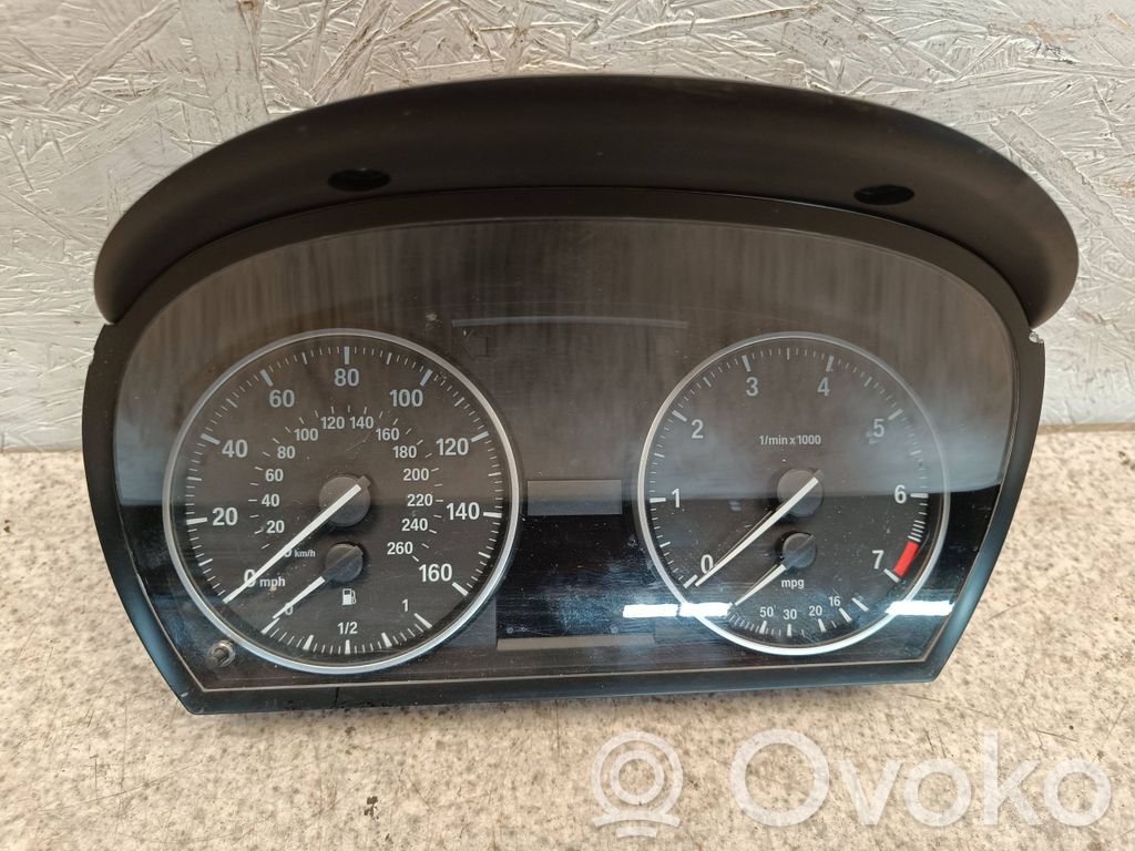 BMW 3 E90 E91 Speedometer (instrument cluster) 