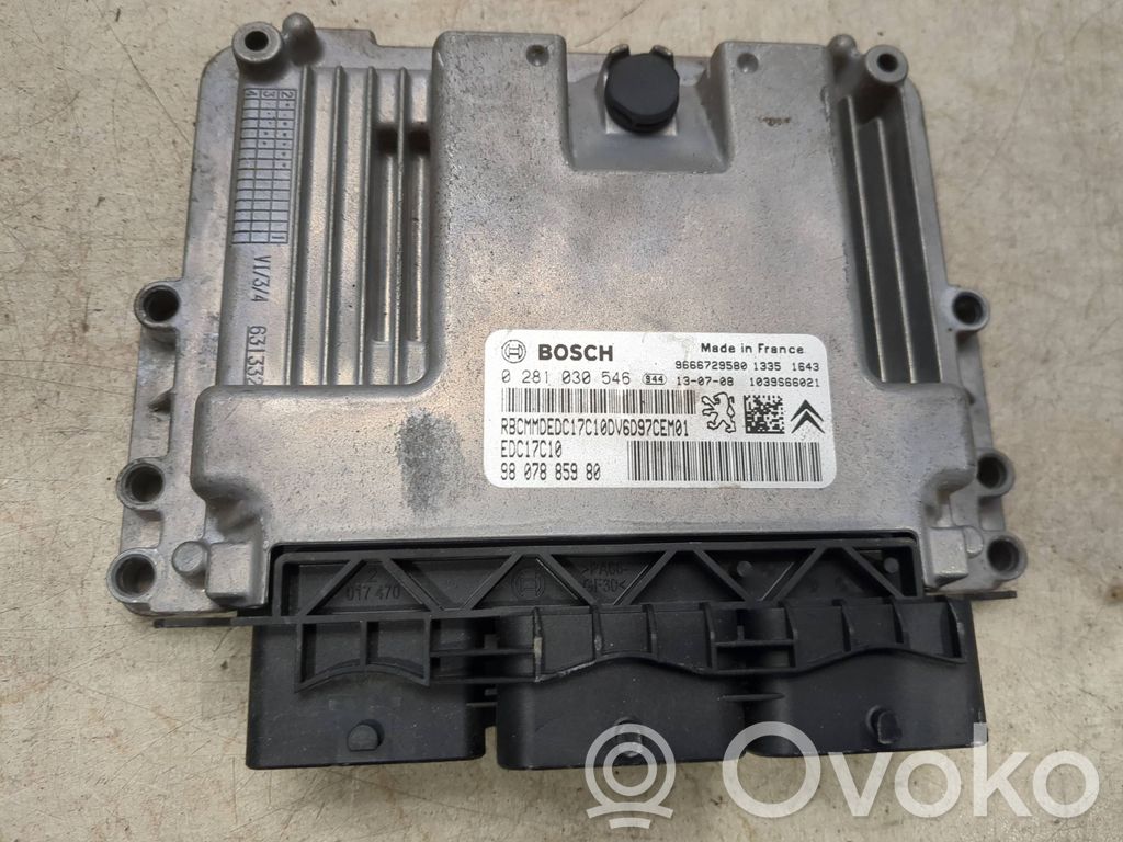 Citroen C4 II Picasso Engine control unit/module 