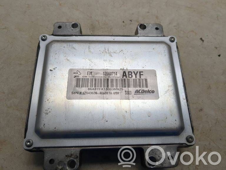 Opel Astra J Engine control unit/module 