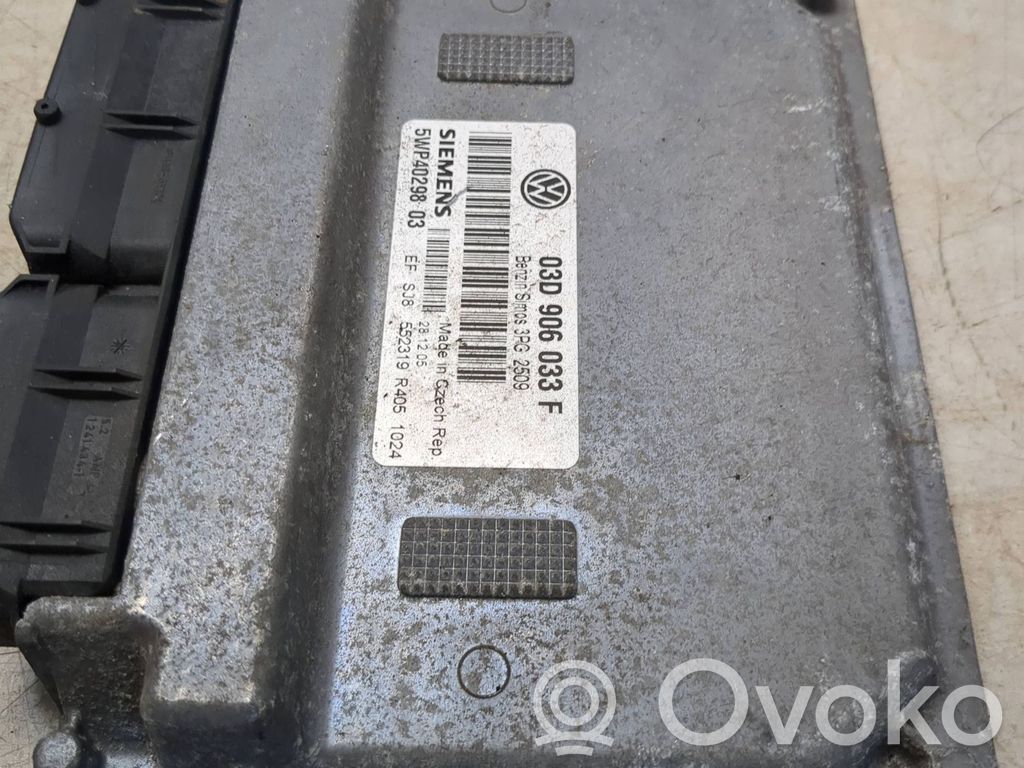 Volkswagen Polo IV 9N3 Engine control unit/module 