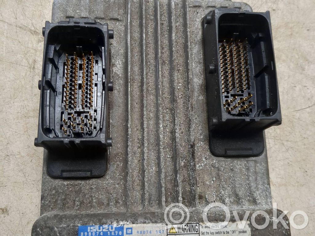 Engine control unit/module   8980741470,1125000280