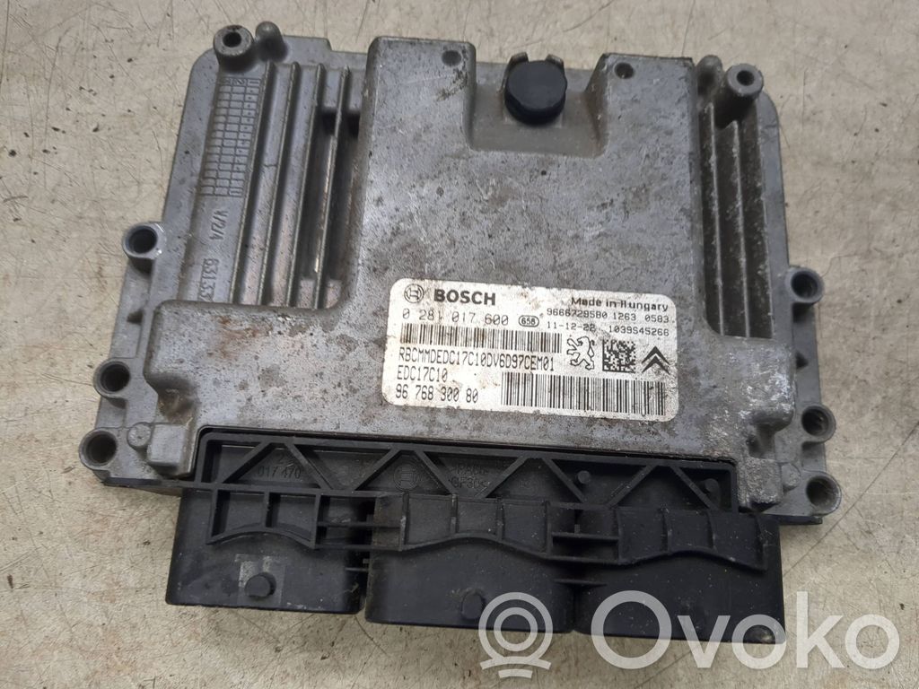 Citroen C3 Engine control unit/module 