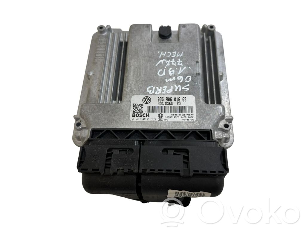 Skoda Superb B5 (3U) Engine control unit/module 