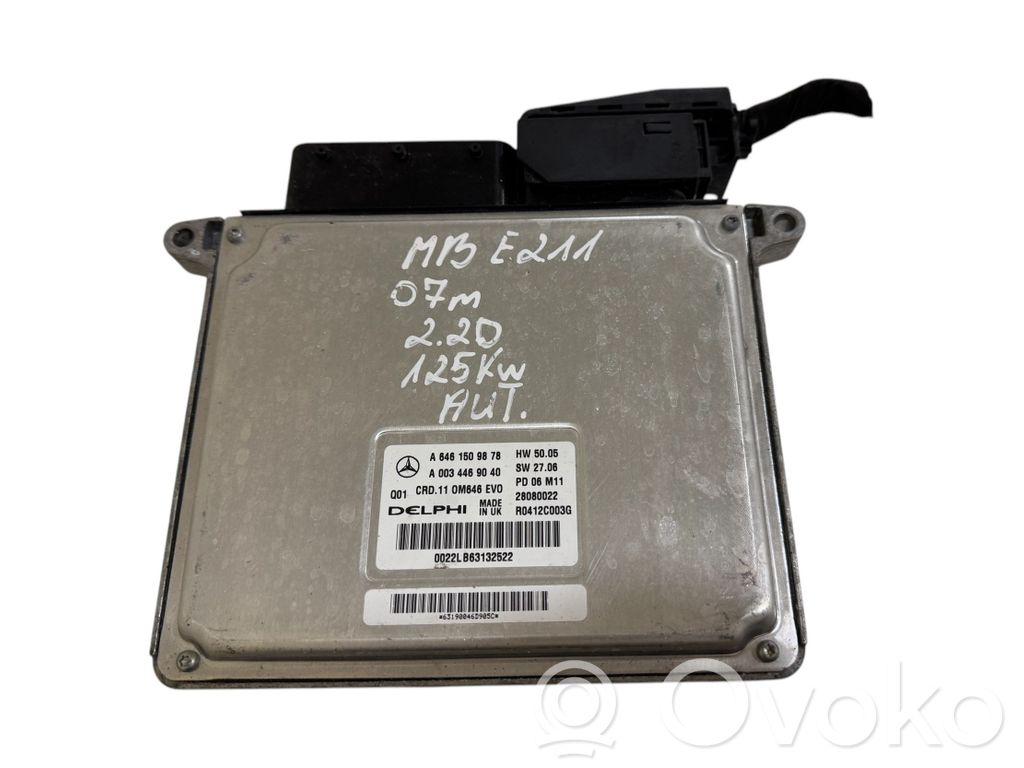 Mercedes-Benz E W211 Engine control unit/module 