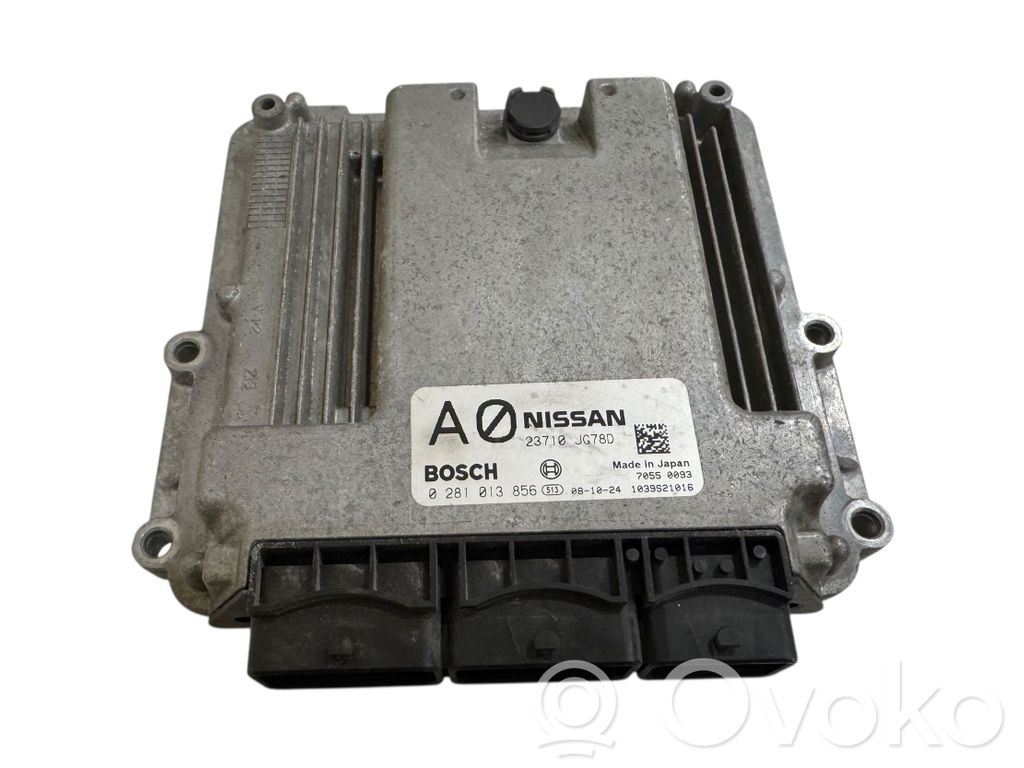 Sterownik / Moduł ECU   23710JG78D,0281013856,1039S21016