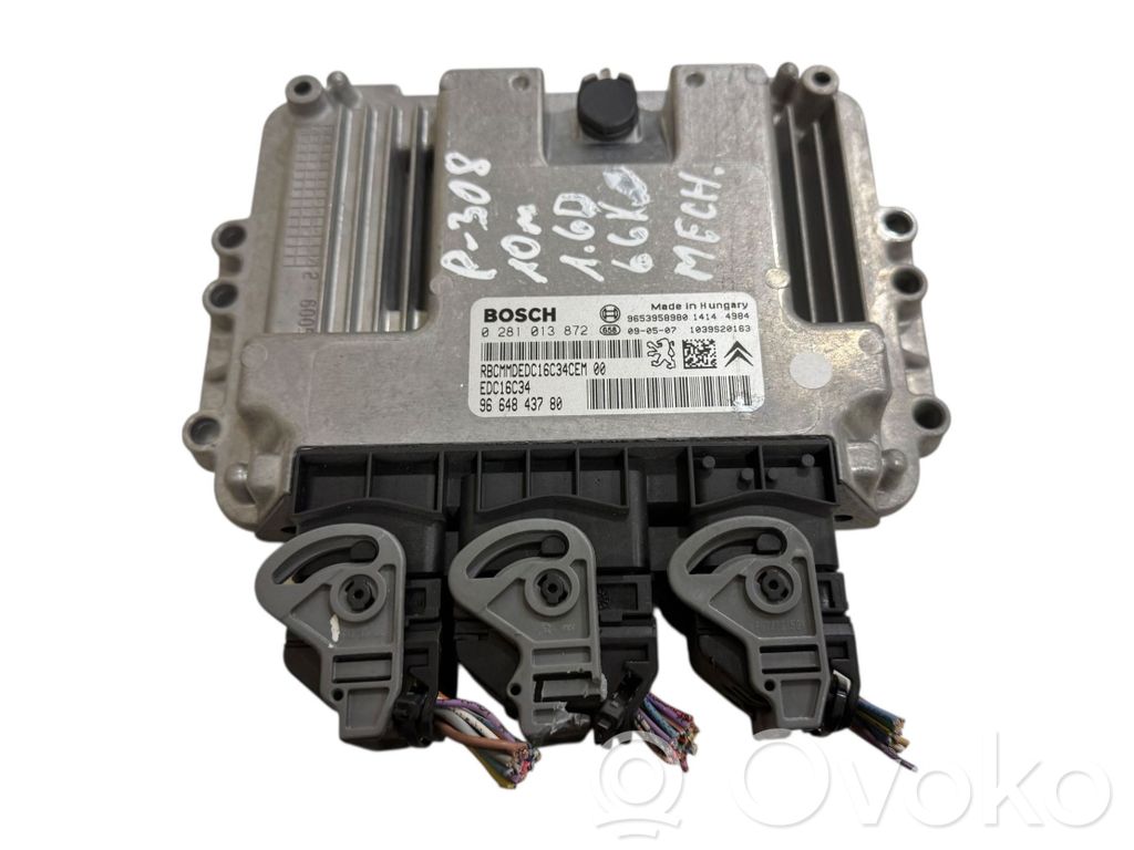 Peugeot 308 Unitate/modul de control motor 