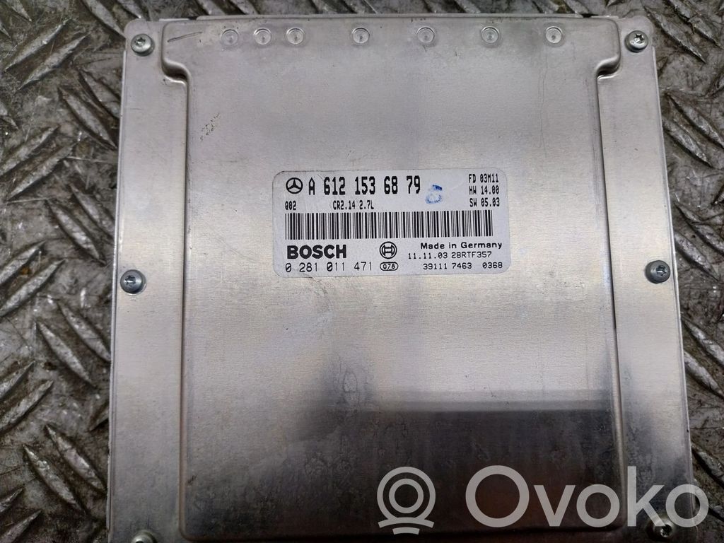 Mercedes-Benz C W203 Engine control unit/module 