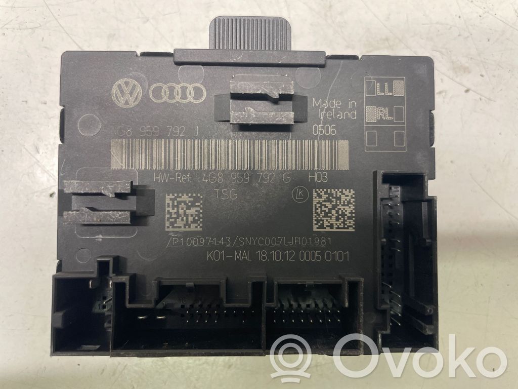 Audi A6 S6 C7 4G Door control unit/module 