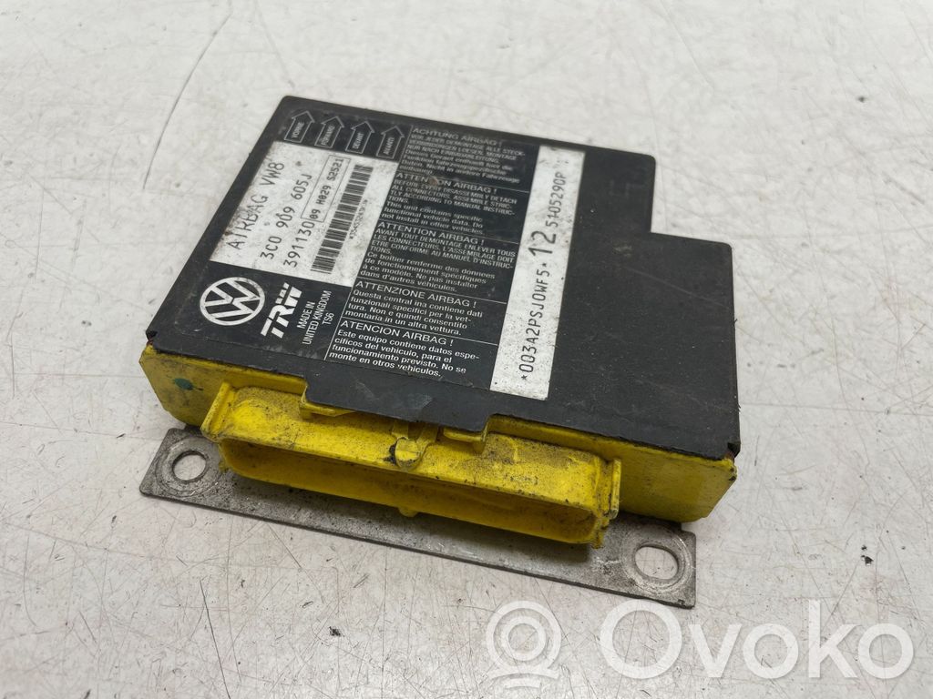 Volkswagen PASSAT B6 Airbag control unit/module 