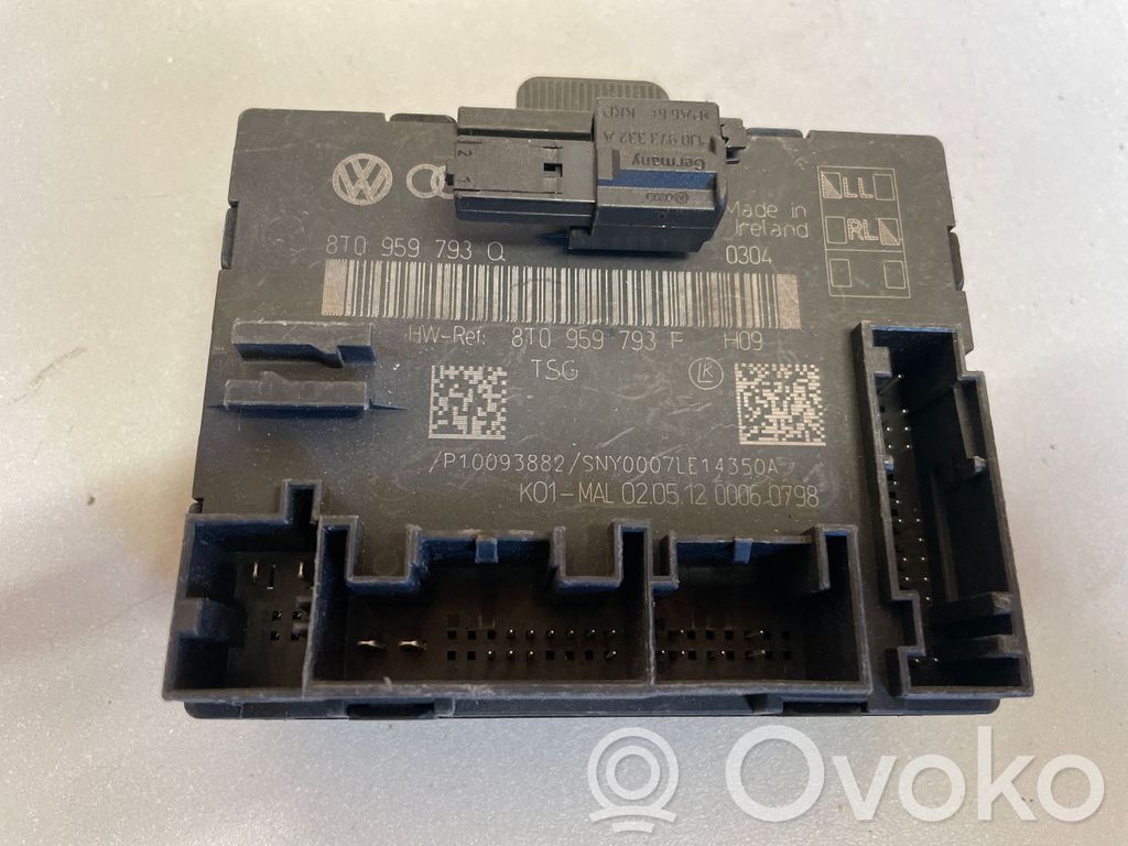 Audi A4 S4 B8 8K Oven ohjainlaite/moduuli 