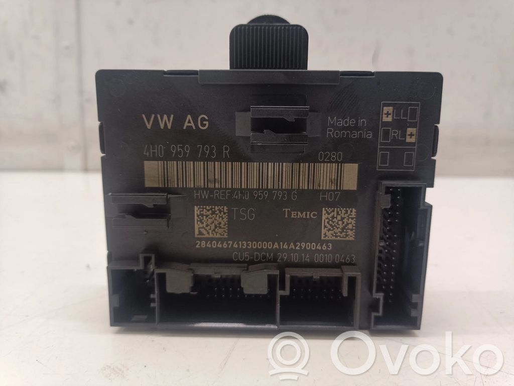 Audi A8 S8 D4 4H Unité de commande module de porte 