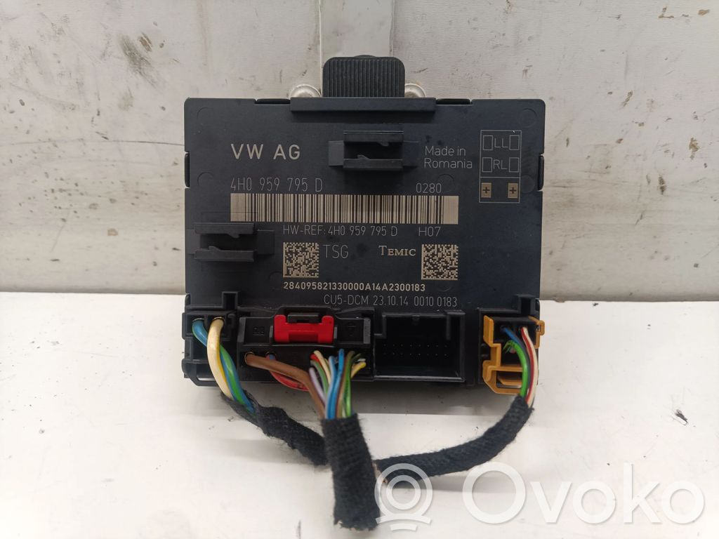 Audi A8 S8 D4 4H Unidad de control/módulo de la puerta 