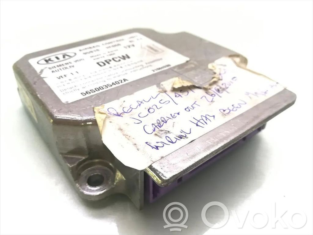 KIA Sorento Airbag control unit/module 