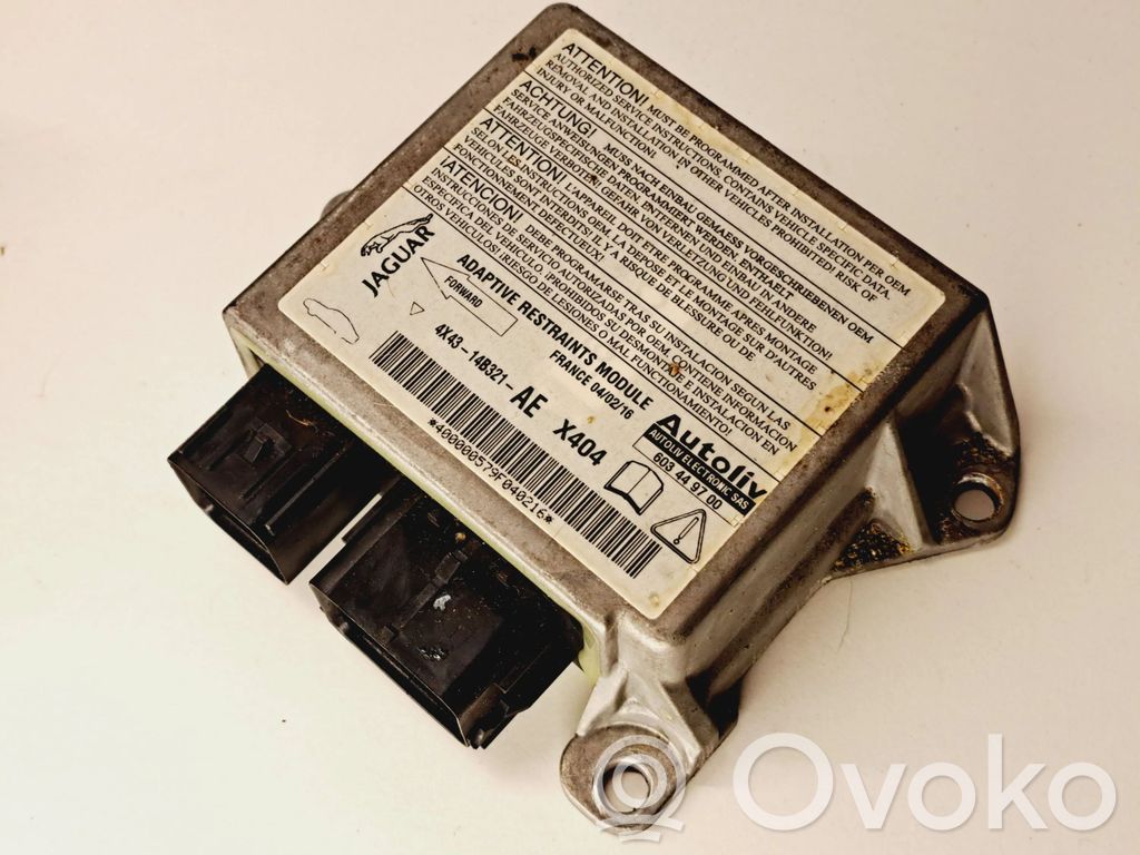 Jaguar X-Type Airbag control unit/module 