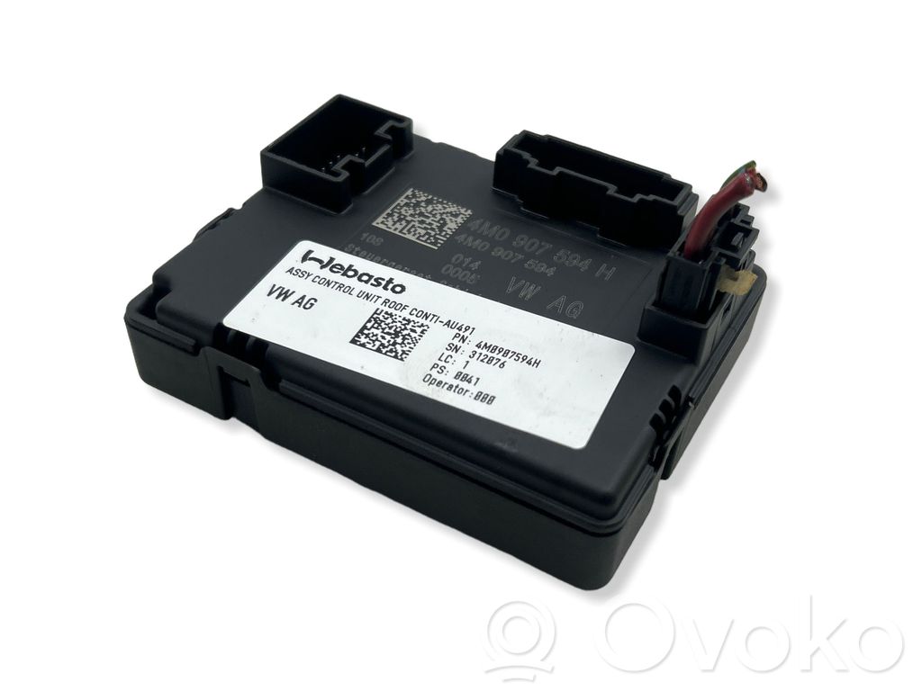 Audi A4 S4 B9 Unité de commande / module de toit ouvrant 