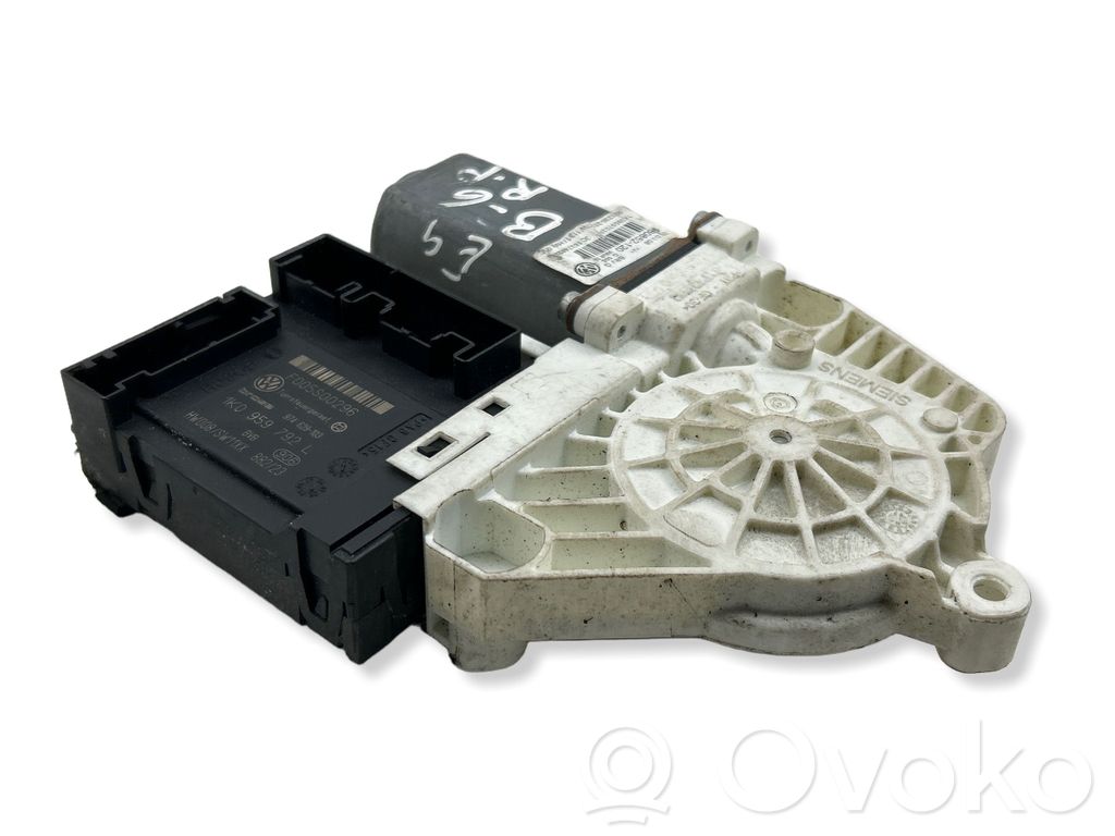 Volkswagen PASSAT B6 Silnik regulatora szyby drzwi przednich 