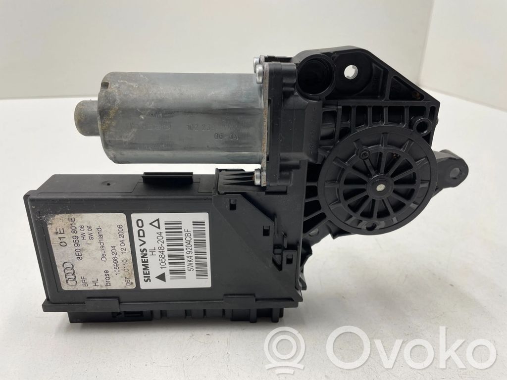 Audi A4 S4 B7 8E 8H Takaoven ikkunan nostomoottori 